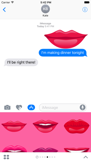 Flirty Lips Stickers(圖2)-速報App