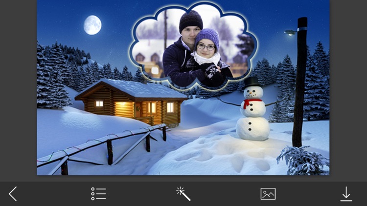 Holiday Christmas HD Photo Frame - Foto Montage