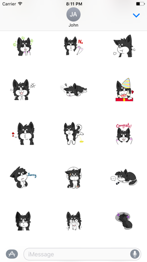 Baby Husky Dog Sticker(圖1)-速報App