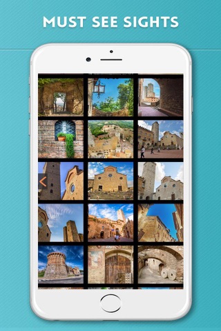 San Gimignano Travel Guide and Offline City Map - náhled