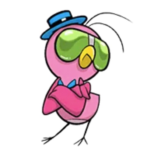 Thug Bird Sticker icon