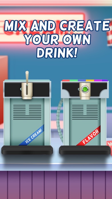 Awesome Ice Cream Milkshake Smoothie Parlor Maker Screenshot on iOS