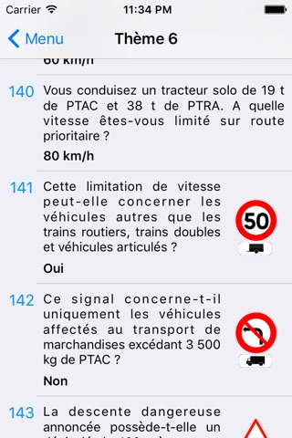 Permis C/CE - Examen camion screenshot 2