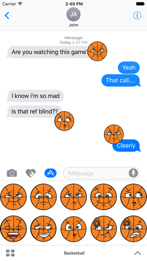 Basketball Sticker Emojis(圖1)-速報App