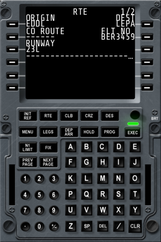 737 CDU - Control Display Unit screenshot 2