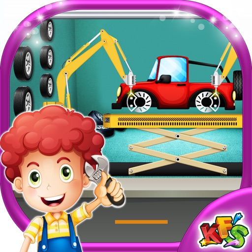 Kids Auto Repair Garage- Fix Cars Mechanic game iOS App
