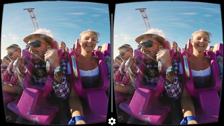 VR Oktoberfest Top Spin Wild Mouse Roller Coaster