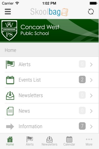 Concord West Public School - Skoolbag screenshot 2