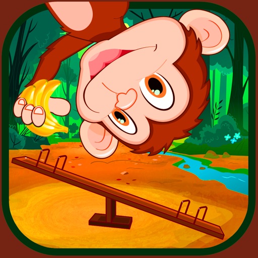 Jungle Monkey SeeSaw - Launch a Happy Ape Catcher Icon