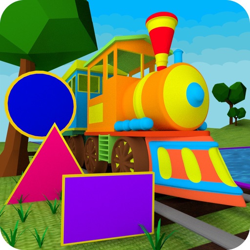 Timpy Shapes Train - 3D Kids Game icon