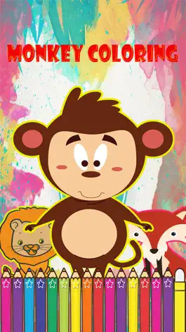 Game screenshot Monkey Coloring Game for Kids First Edition mod apk