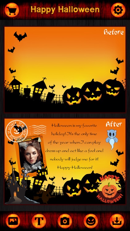 HD Halloween Cards, Stickers & Frames for Greeting