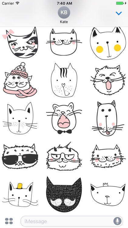 Doodle Cat Stickers Vol 01