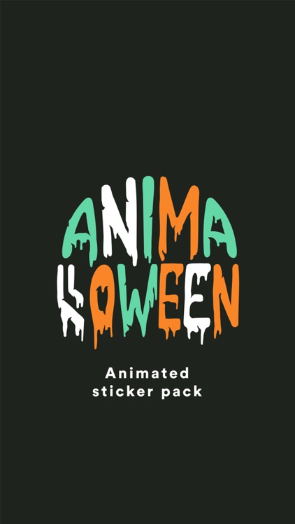 Animalloween - Animated halloween stickers