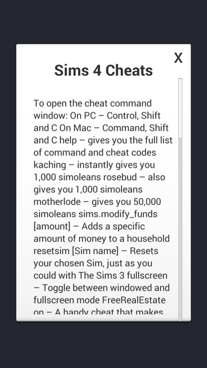 Cheats for The Sims 4 Tips & Tricks by Diana Chu