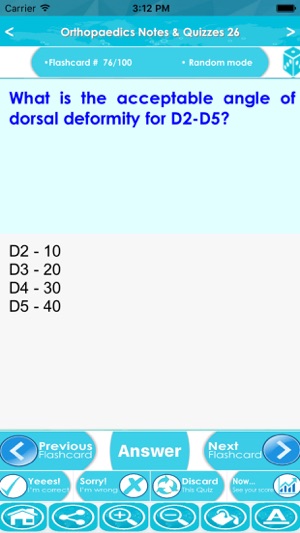 Orthopaedics Exam Review -Q&A, flashcards & Notes(圖4)-速報App