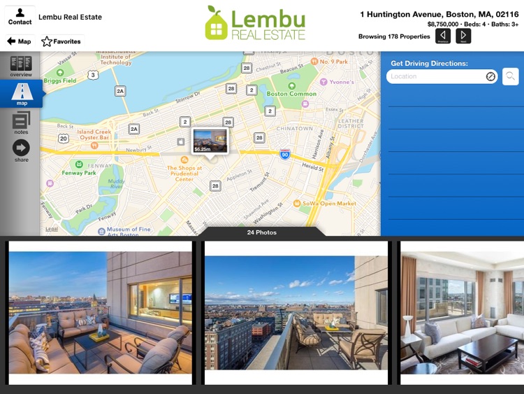 Lembu Real Estate Home Search for iPad