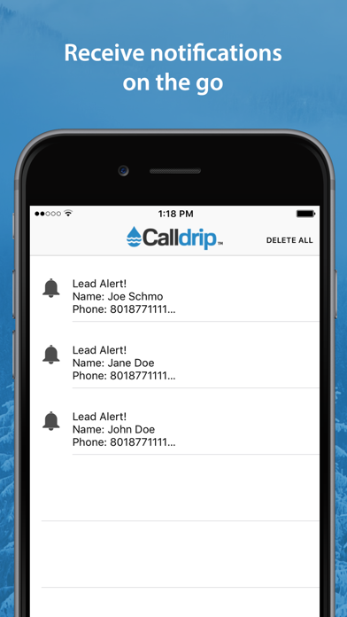 How to cancel & delete Calldrip - Lead Management and Sales Tools from iphone & ipad 2