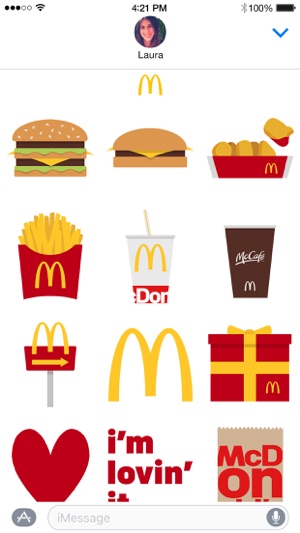 McDonald's Stickers