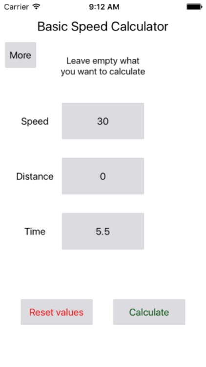 Basic Speed Calculator screenshot-3