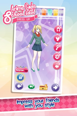 Anime Chibi Girls DressUp Character Game For Girls screenshot 3