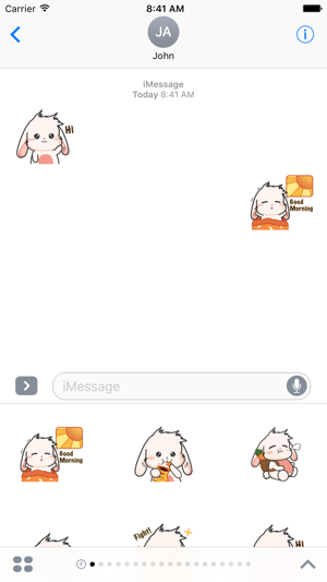 Rabbit Cute Sticker(圖4)-速報App