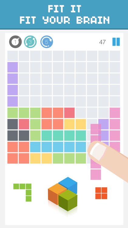 Fit It! Pix Fill In Grid Block Puzzle Blocky Games screenshot-3