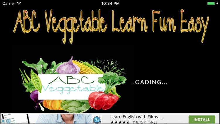 Kids ABC Alphabet Veggetable Learning Fun Easy screenshot-3