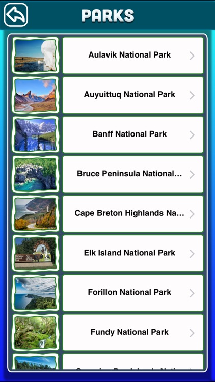 Canada National Parks Guide