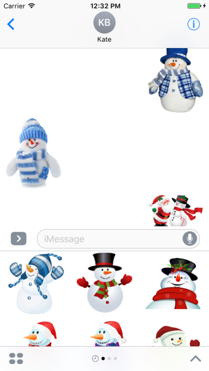 Snowman Stickers Pack(圖2)-速報App