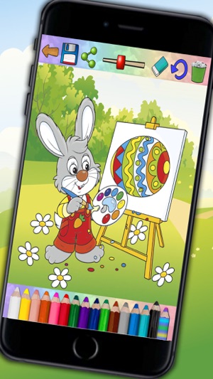 Paint the Easter egg – decorate and color bunnies(圖4)-速報App