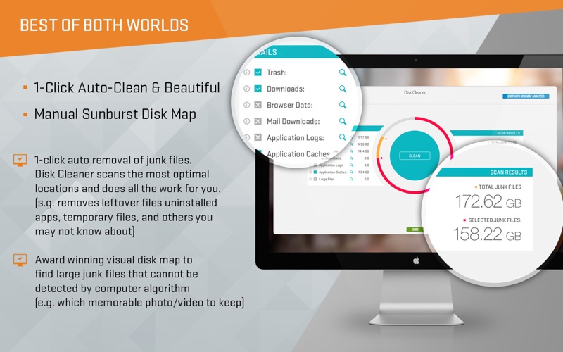Disk Map Analyzer - 2 in 1 - Clean Your Hard Drive