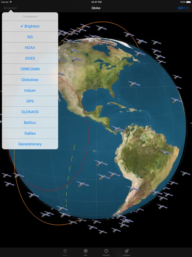 Screenshot 4 Orbit - Satellite Tracking iphone
