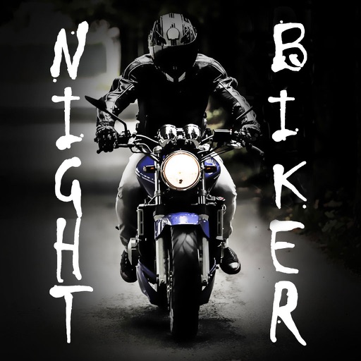 Extreme Drifting Ride of a Fastest Night Biker iOS App