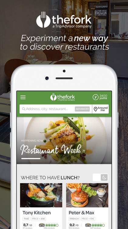 TheFork Restaurants - Bookings & Offers