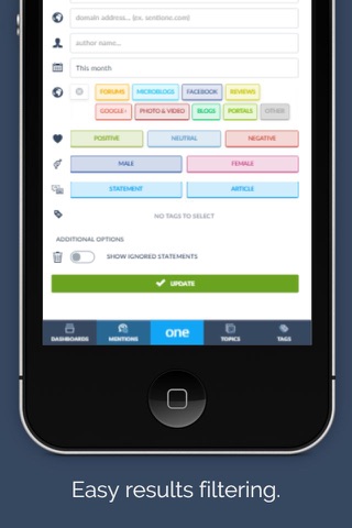 SentiOne screenshot 3