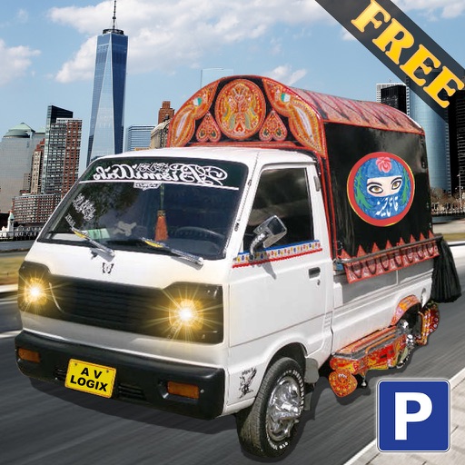Drive Pickup City Parking Simulator Free Icon