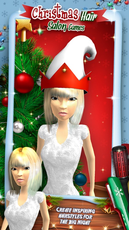 Christmas Hair Salon Games: Girls Hairstyle Studio screenshot-4