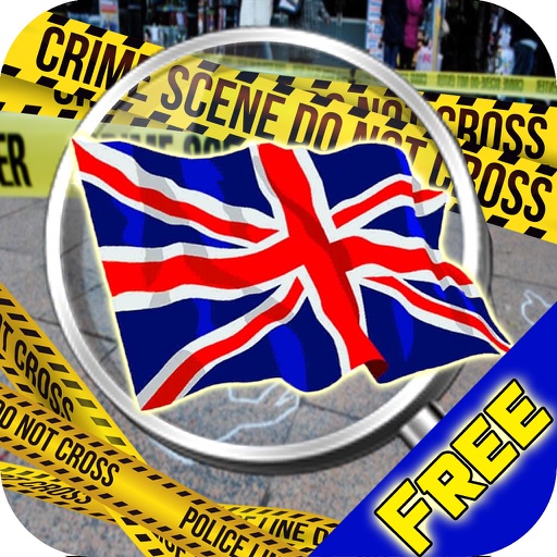 Free Hidden Object Games: London Crime Scene iOS App