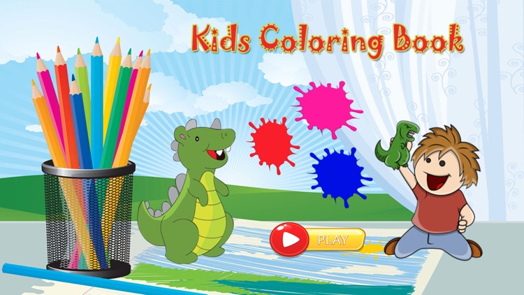 Dinosaurs Coloring Book For Kids Game Free