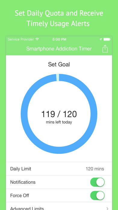 Cell Phone Addiction Timer - Screen Time Unplugged Screenshot 1