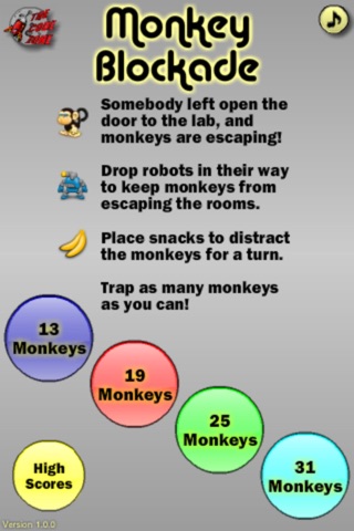 Monkey Blockade screenshot 2