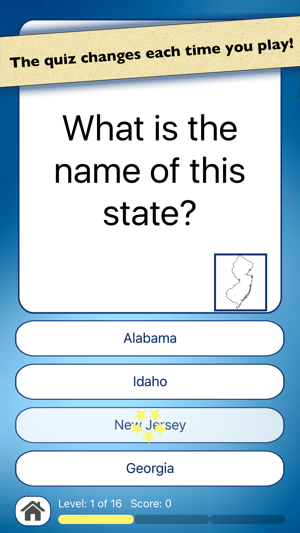 US State Shapes Geography Quiz(圖2)-速報App