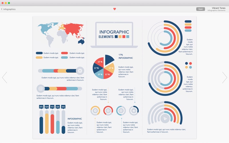 Infographics Lab for Keynote Mac 3.3.4 破解版 - Keynote图表模板