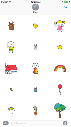 Childrens Drawing Stickers