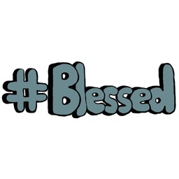 #Blessed - Cool Words, Phrases & Slang Stickers