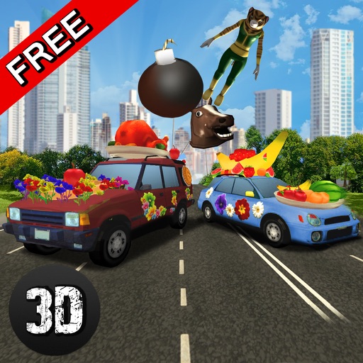 Thanksgiving Festival Car Racing 3D