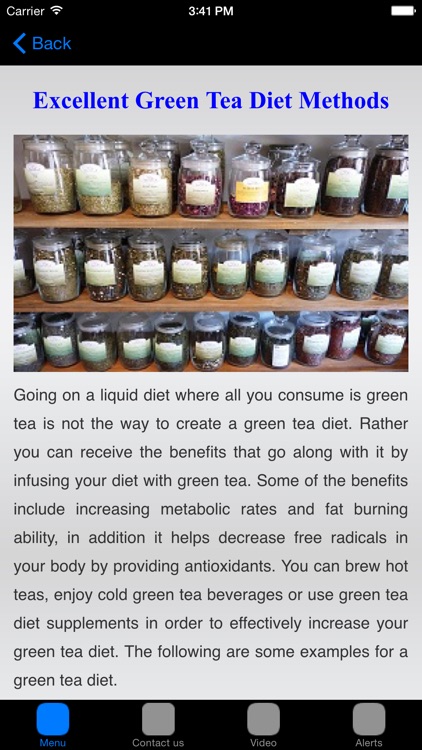 Green Tea Weight Loss & Green Tea Diet