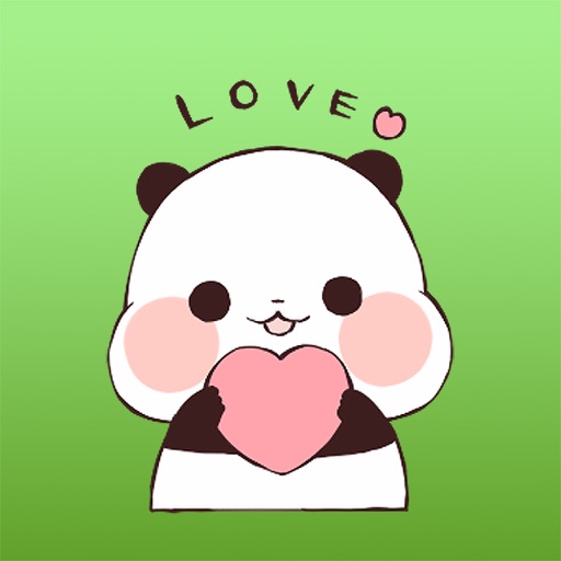 Love Love Panda Sticker Pack for iMessage icon