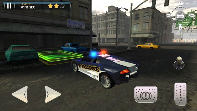 3D Police Car Parking Free - 停車場免費遊戲(圖4)-速報App